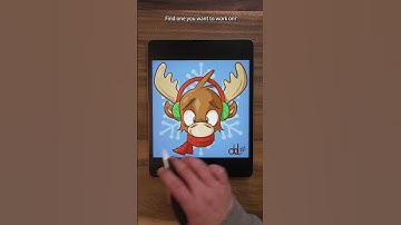 Procreate Tips #12: Full Screen Canvas in Gallery View!  #shorts