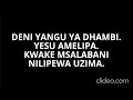 DENI YA DHAMBI LYRICS