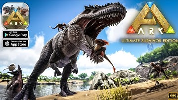 ARK: Ultimate Mobile Edition (Snapdragon 870) Max Graphics Gameplay walkthrough (Android/iOS)