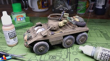 Tamiya 1/35 M8 Greyhound | A Beginner-Friendly Painting & Weathering Tutorial