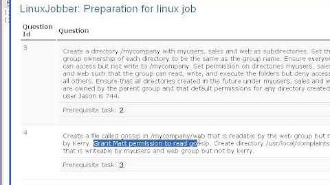 RHCSA PREP: answers to question 4