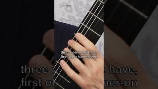Thumbnail for Triplet Hammer-On Pull-Off Drill! #shorts #classicalguitarshed #classicalguitar  #guitarlesson