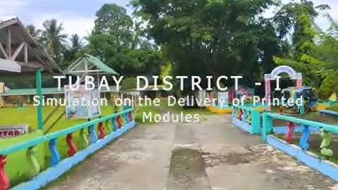 Edited Simulation on Modular Distance Learning of Tubay District I