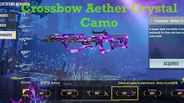 HOW TO GRIND AETHER CRYSTAL CAMO FOR CROSSBOW #codm