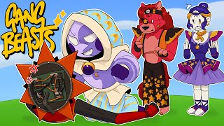 Gang Beasts - LUNAR AND ECLIPSE DUKE IT OUT ft. Lunar and Ballora
