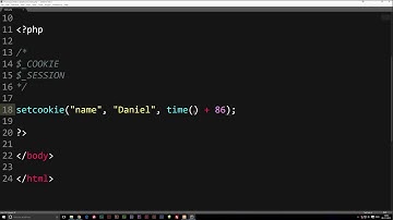Cookies and sessions in PHP