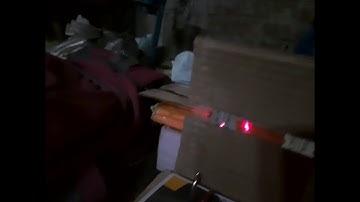 Double slit diffraction by using laser light(monochromatic light)