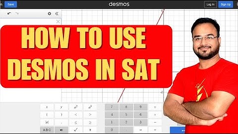 How to use DESMOS in SAT