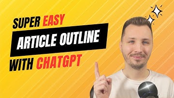 Write Smarter, Not Harder: Create an Article/Blog Outline with ChatGPT