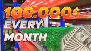 100.000$ Every Month Selling Mushrooms And Microgreens.