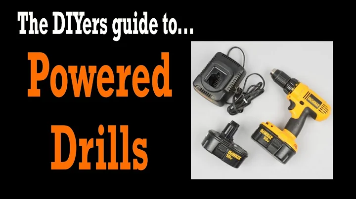 Powered Drills! What they are and how they are used. - DIY TOOLS #5