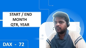 DAX | Power BI | TIME INTELLIGENCE | START / END OF MONTH, QUARTER, YEAR Functions