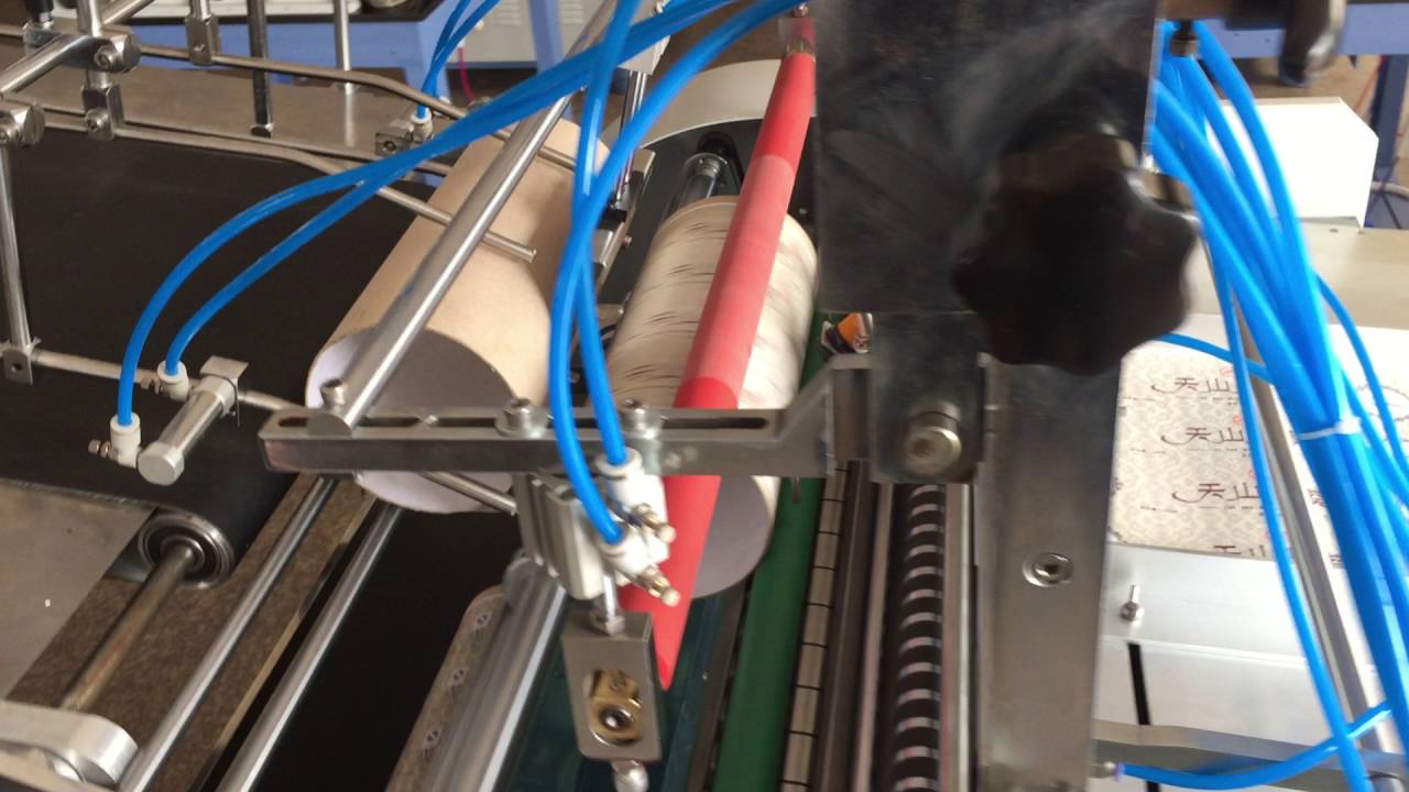 HD650 Automatic Paper Tube Labeling Machine YouTube