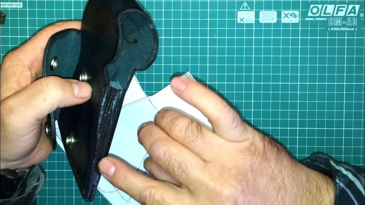 Чехол для топорика - YouTube