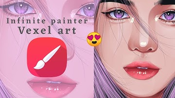 How to trace in infinite painter|| Vexel Art Speedart|| Adhelya A23.