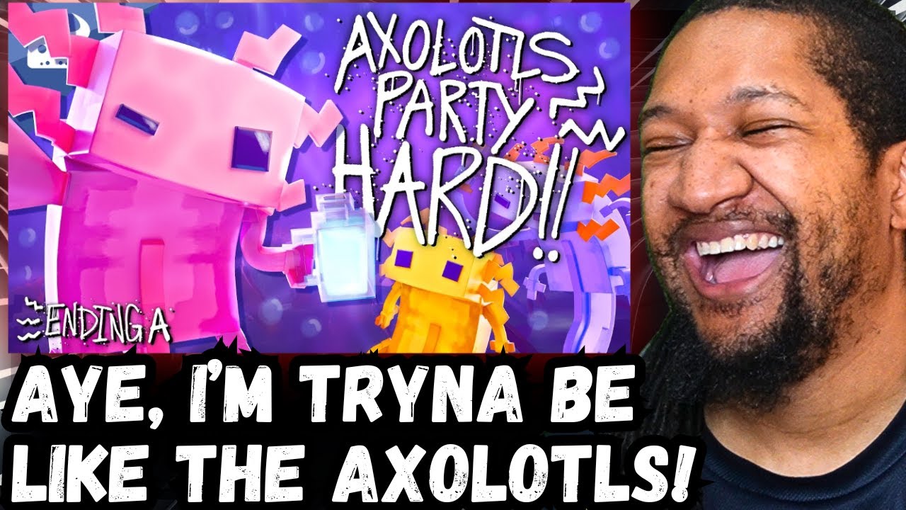 Dan Bull - Axolotls Party Hard (Animated Music Video) | Reaction!