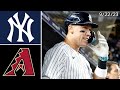 New York Yankees vs Arizona Diamondbacks | Game Highlights | 9/22/23