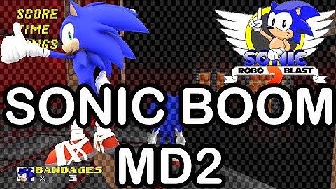 Srb2 Sonic Boom MD2 + Wad  (Vs Metal Sonic & Eggman Robo) | Bandages21.wad (Srb2 2.1+ )