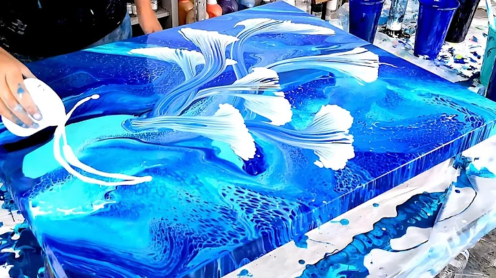 Watch This Painting Completely Change! - Acrylic Fluid Art - Abstract Art - Acrylic Pouring