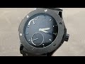 Hublot Classic Fusion 8 Day Power Reserve 516.CM.1440.LR Black Ceramic Hublot Watch Review