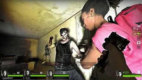 L4D2 Custom Map "Death Strip" Full Gameplay  60fps