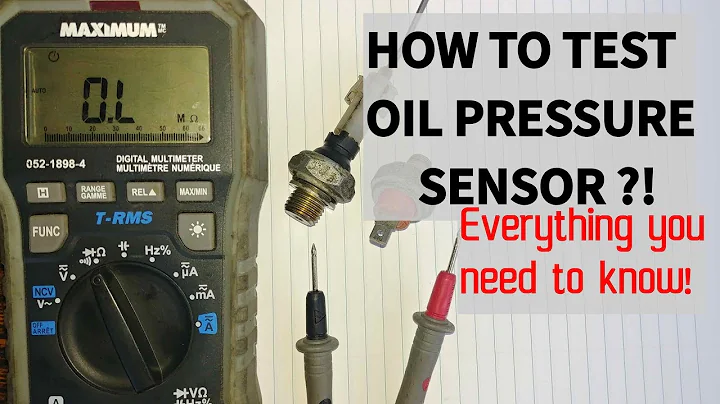 HOW TO TEST AN OIL PRESSURE SWITCH. Everything You Need To Know.