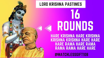 16 Rounds Chanting | Krishna Pastimes | Prabhupada Hare krishna Japa | SB Canto 10 |Round 5.30m