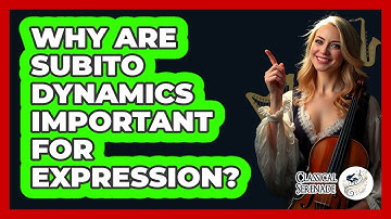 Why Are Subito Dynamics Important For Expression?