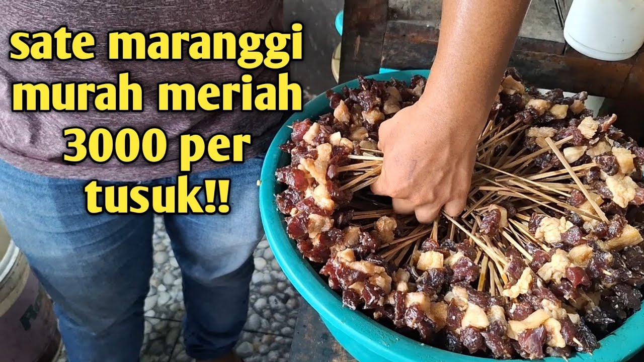 NEMU SATE MARANGGI HIDDEN GEM! MURAH BISA LESEHAN SAMBIL LIHAT VIEW SAWAH!!!