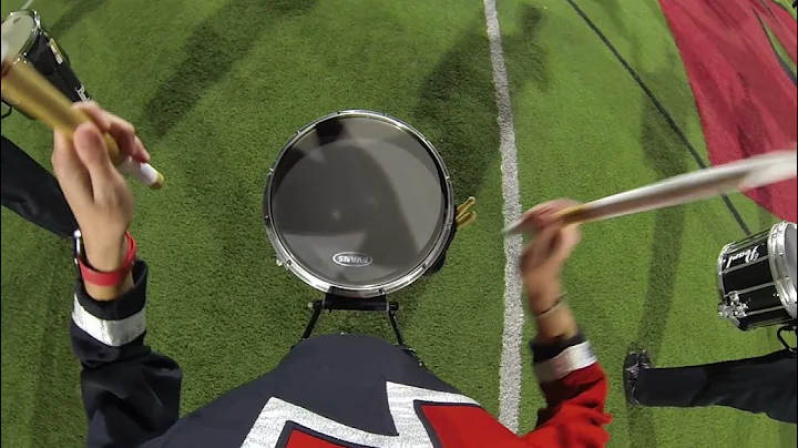 Westside Marching Band 2021 Snare Cam - Nathan Swa...
