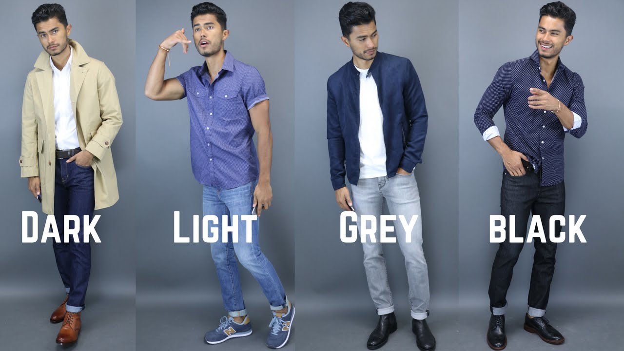 The 4 Shades of Denim You NEED | A Guide to Denim - YouTube