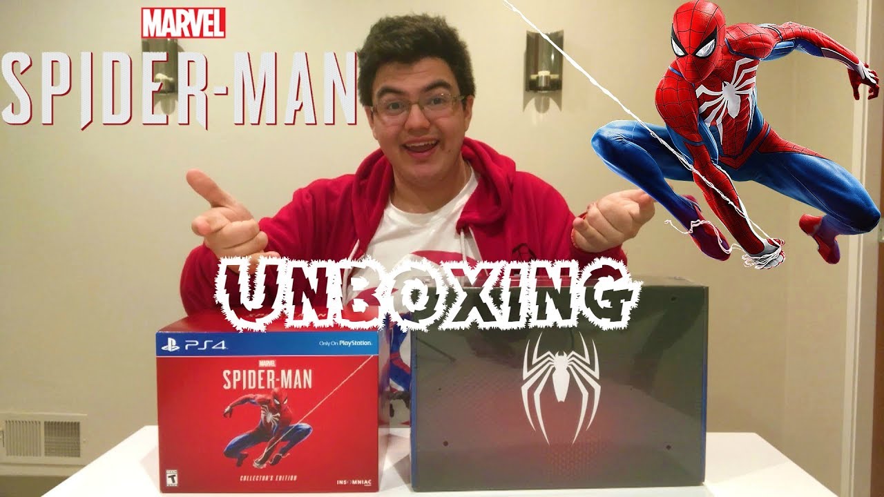 Spider-Man PS4 Collector's Edition & Collector's Box MASSIVE UNBOXING!!! -  YouTube