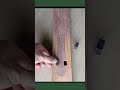 Traditional mortise and tenon locked securely with wooden pin #woodworking #joinery #carpentry #DIY