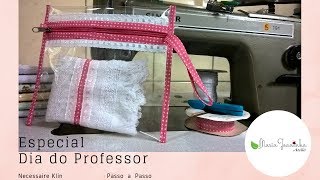 Necessaire de Plástico Cristal – Ótima pra Presentear