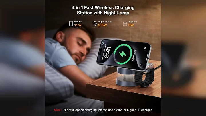 Review: IVANKY for iPhone 16 Pro Max 4 in 1 Wireless Charging Station with Mushroom Light for ...