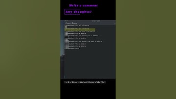 🐧 Linux 13b 🐧 tail and tee commands 🐧 #linux #shell #cli #konsole #ubuntu #fedora #opensuse