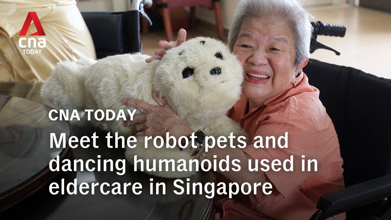 Meet the robot pets and dancing humanoids used in eldercare in Singapore