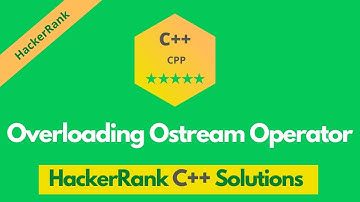 HackerRank Overloading Ostream Operator problem solution in C++ | Python problems solutions