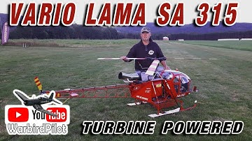 HUGE VARIO Lama SA 315 TURBINE scale rc helicopter