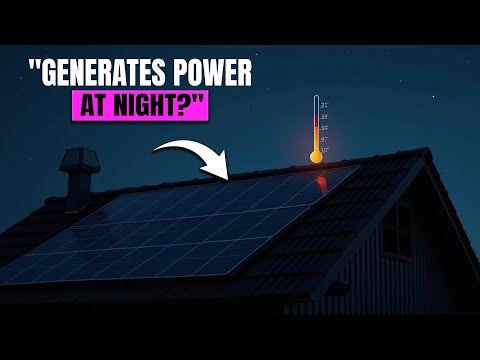 This Panel Generates Electricity Without the Sun