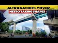 Jatragachi Flyover Viaduct Launching Update | Kolkata Metro Orange Line #kolkatametro #metro