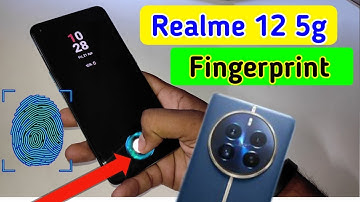 Realme 12 5g display fingerprint setting/Realme 12 5g fingerprint screen lock/fingerprint sensor