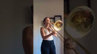 "Besame mucho" with the soundtrack. Thoughts? 🌞 #trombone #brassplayer #musician