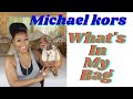 What&#39;s In My Bag | What Fits In My Michael Kors Devon Small Bucket Bag
