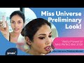Miss universe preliminary look makeup tutorial by veena praveenar