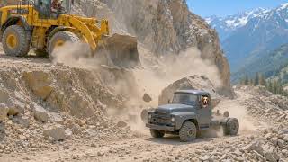 This Front-End Loader is a Beast! Working the Mountain