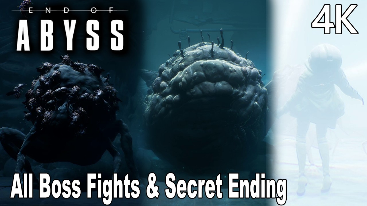 End of Abyss All Boss Fights & Secret Ending 4K