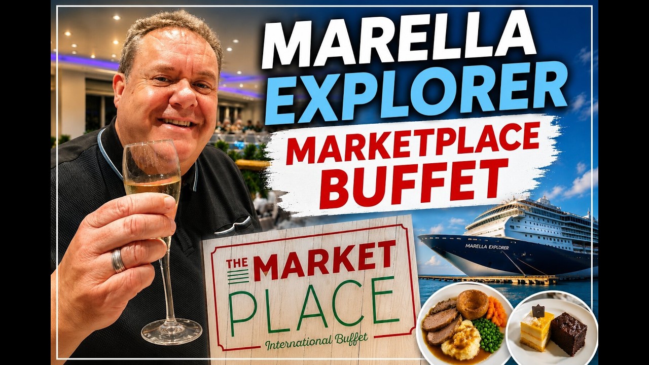 Marella Explorer Marketplace International Buffet!!!