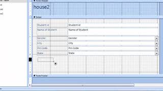 How to create option  button in ms access in hindi