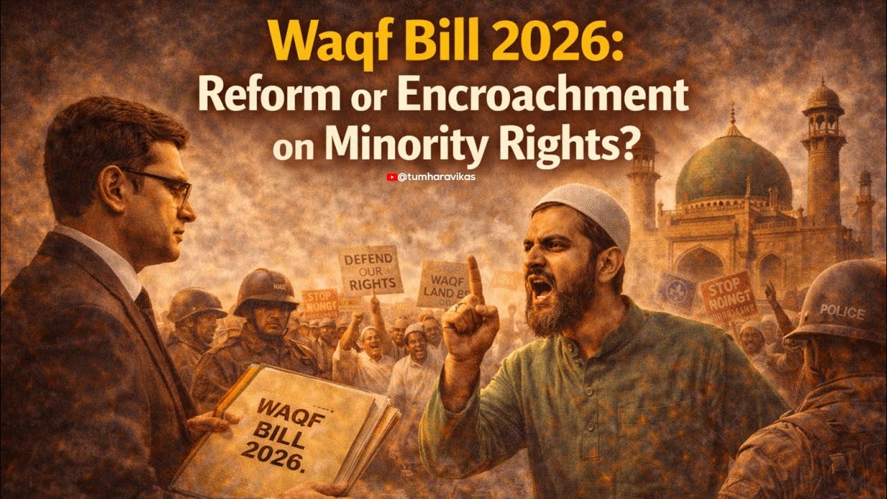⚖️ Waqf Bill 2026 🔥 | Sudhaar ya ❓ Minority Rights par Attack?